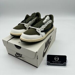 Travis Scott x Air Jordan Retro 1 Low PS ‘Medium Olive’ - SIZE 3Y